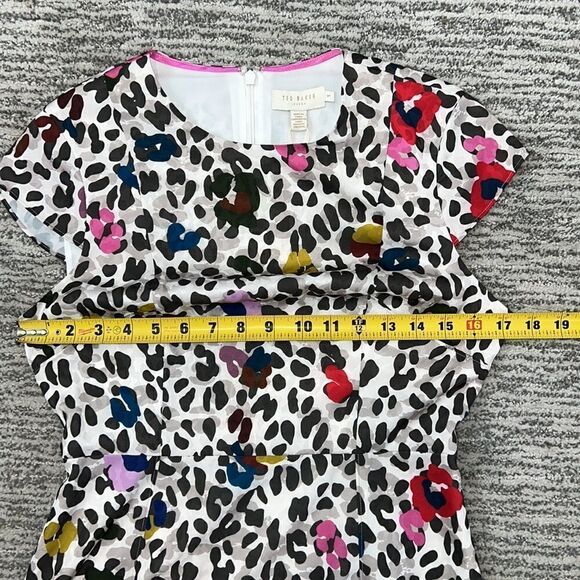 NWT Ted Baker London Stelaar Wilderness MIDI Dress Ted Size 1/ US XS - Picture 10 of 16